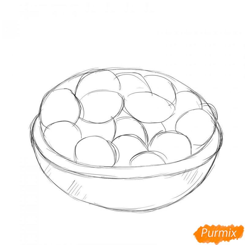 Пельмени раскраска