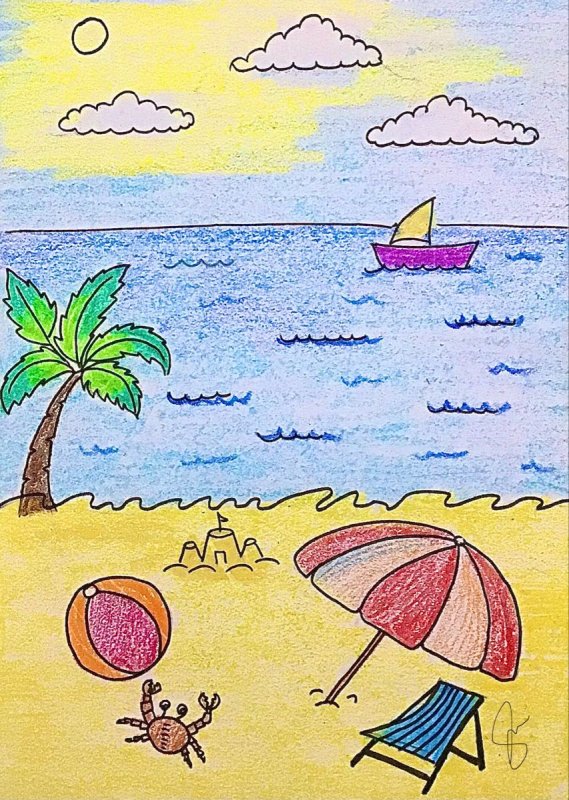 Рисунок карандашом природа 12 лет