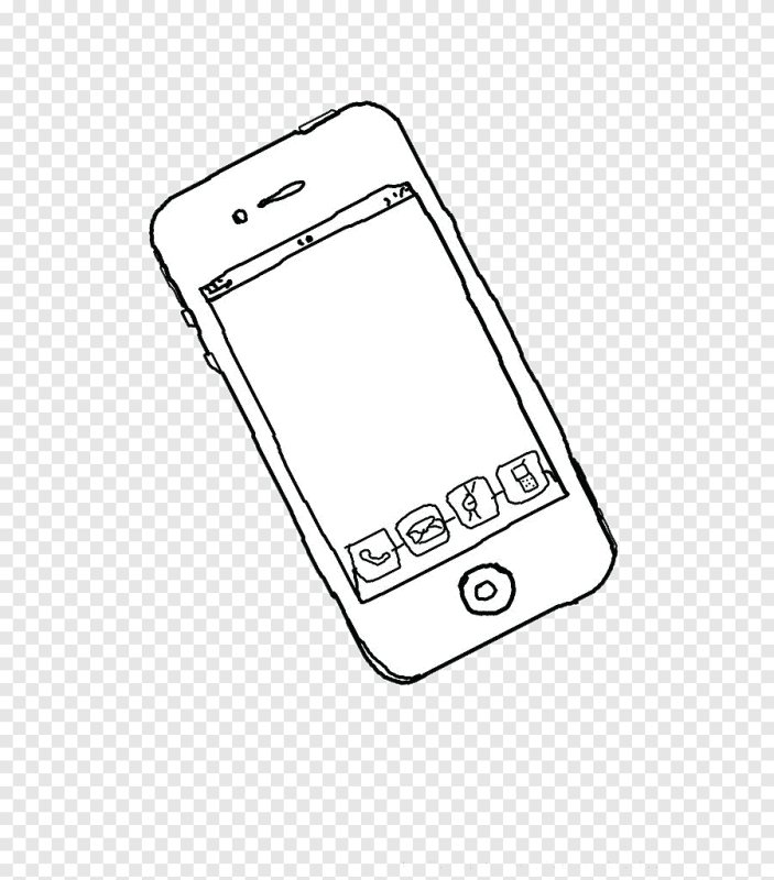 Смартфон рисунок