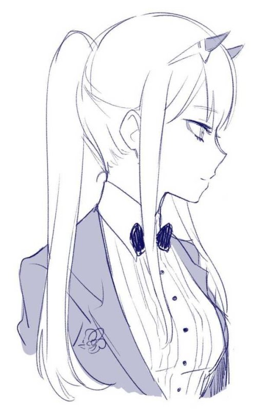 аниме персонаж для срисовки