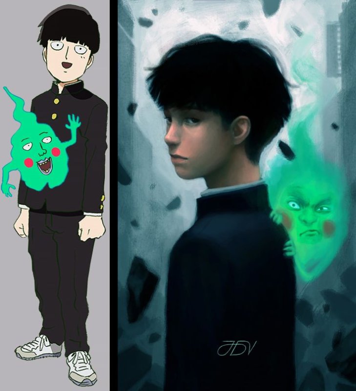 Моб психо 100 моб арт