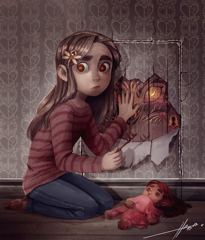 Коралина в стране кошмаров аниме