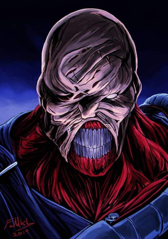 Немезис Resident Evil 3 ремейк Art