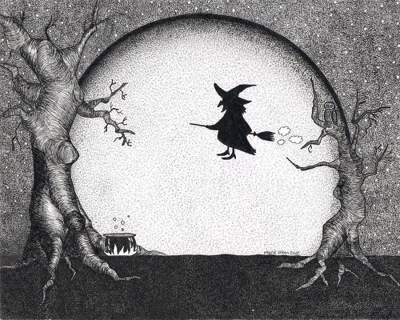 иллюстрация к повести гоголя заколдованное место