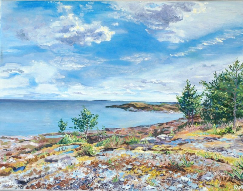 Куинджи, Ладожское озеро (1873)