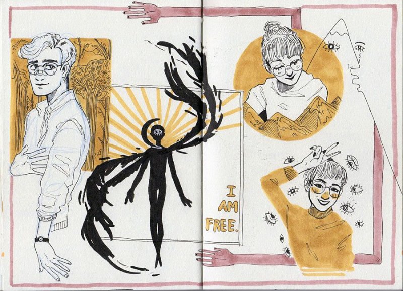 Стили рисования в скетчбуке