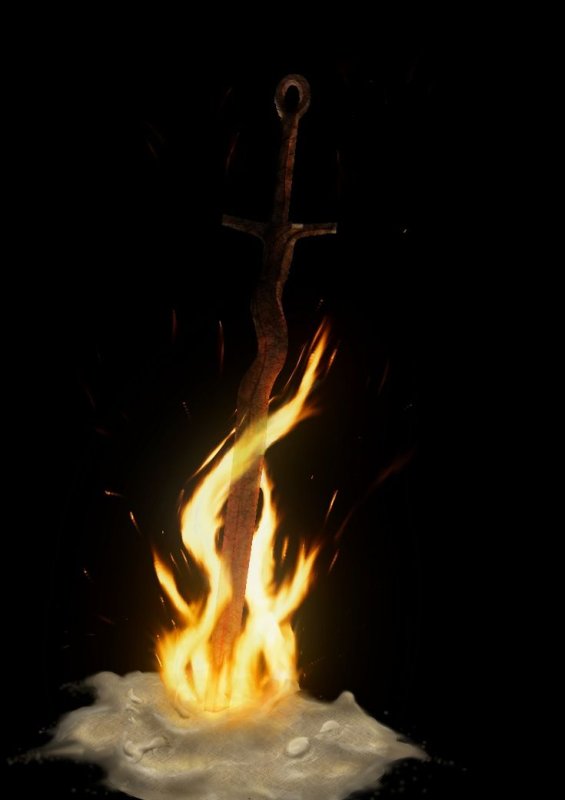 Костер из Dark Souls