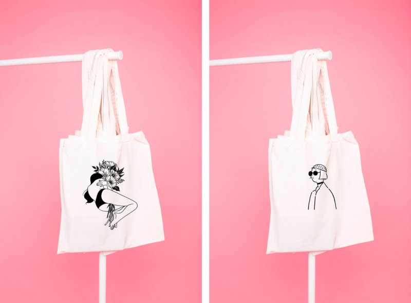 Шоппер эскиз