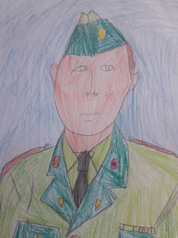 Рисунок солдату