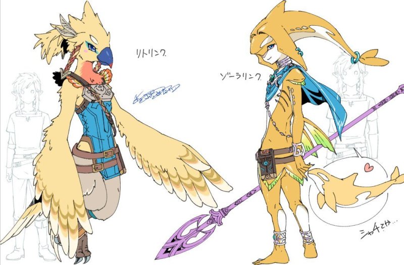 Breath of the Wild Рито
