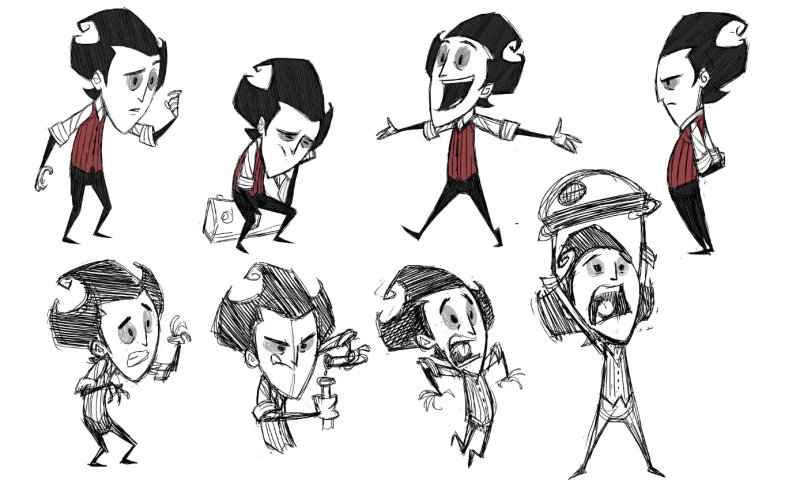 Don't Starve Вилсон концепт