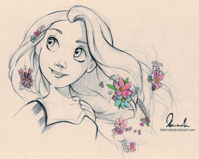 Рисунки для срисовки Дисней