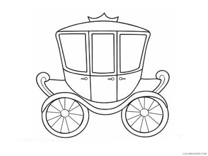 Карета трафарет