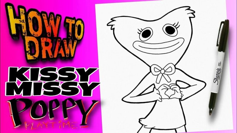 Поппи Плейтайм раскраска