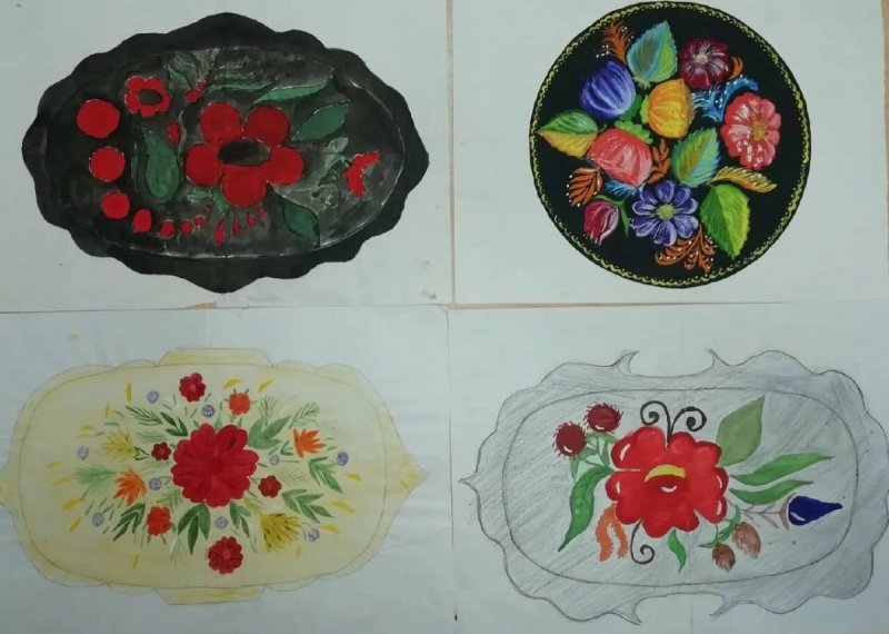 Жостовский поднос (Жостово)