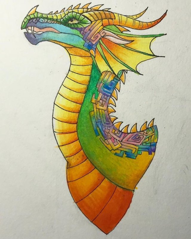 Рисунки драконов