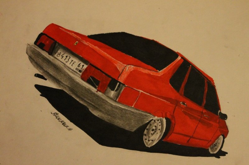 ВАЗ 2109 БПАН рисунок