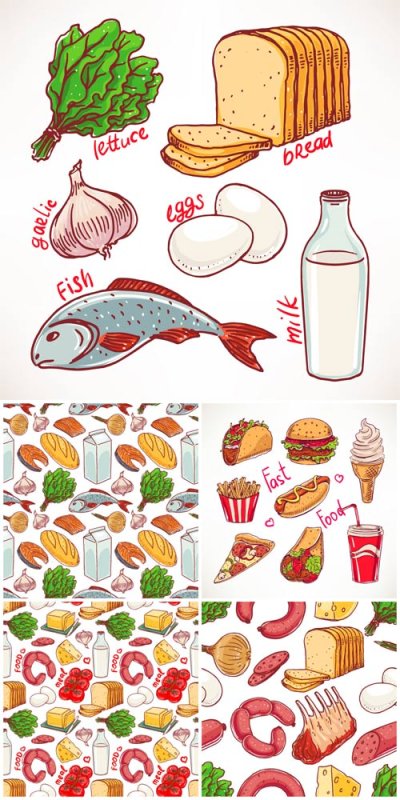 Продукты иллюстрация