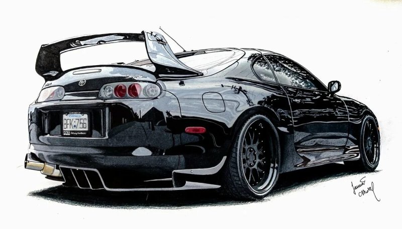 Toyota Supra a80 Art