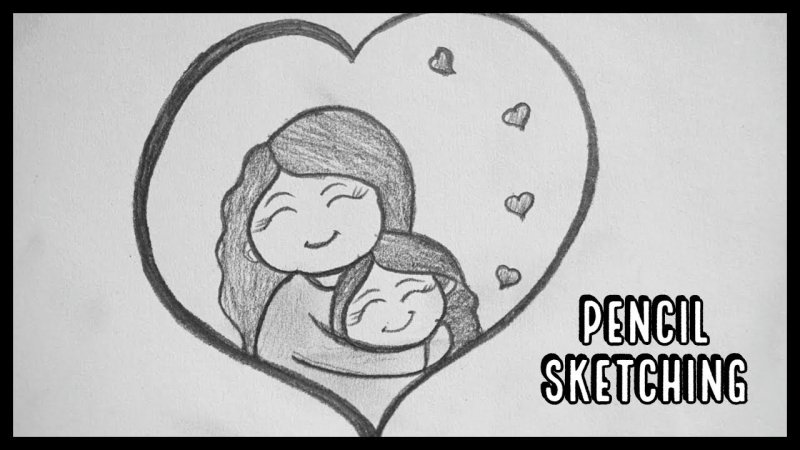 Красивые и простые рисунки для мамы