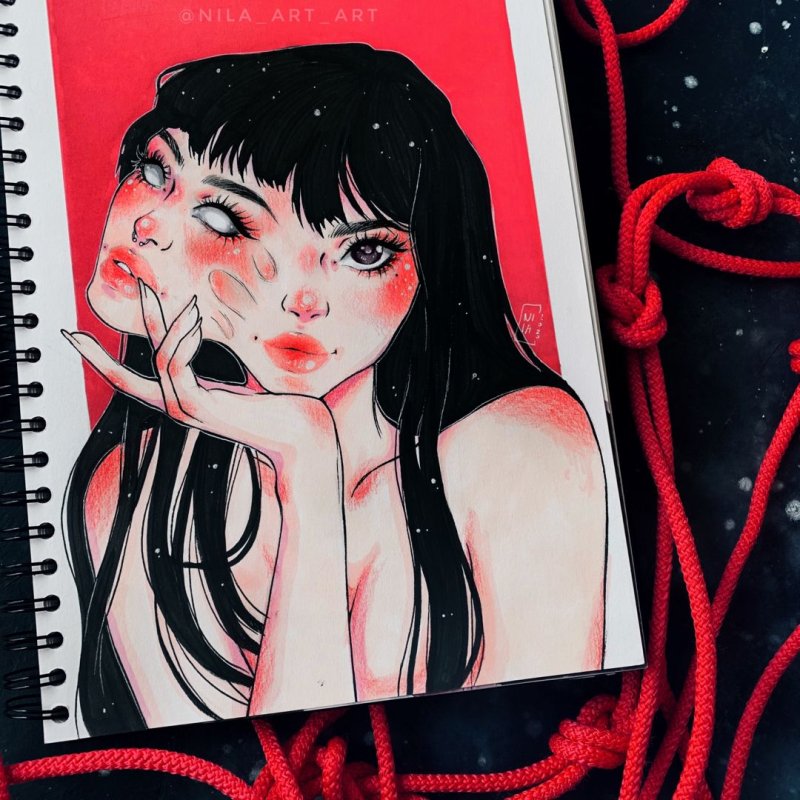рисунки скетчбук