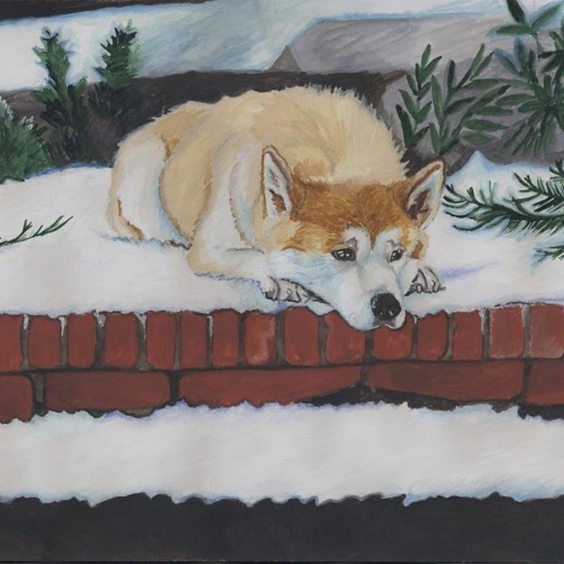 Хатико рисунок