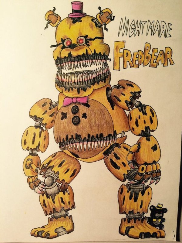 FNAF рисунки ФРЕДБЕР