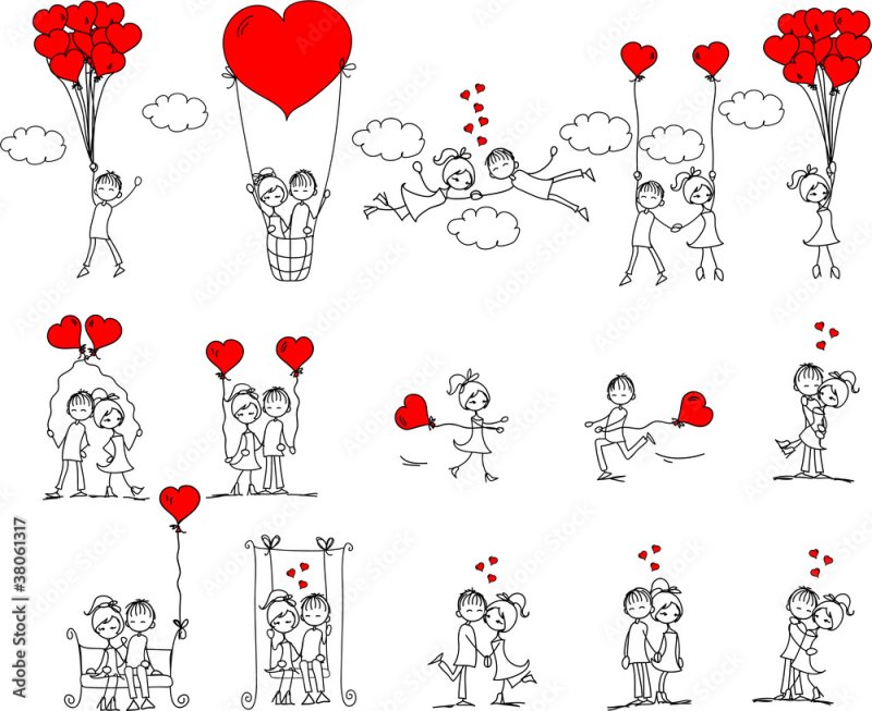 Рисунки про любовь