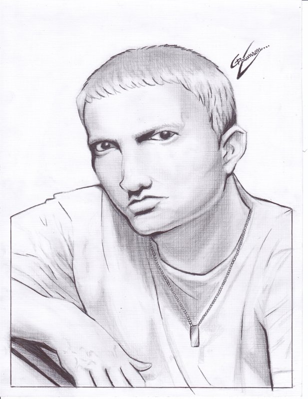 Эминем РИСУНРИСУНОК