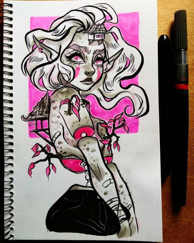 Рисунки для скетчбука