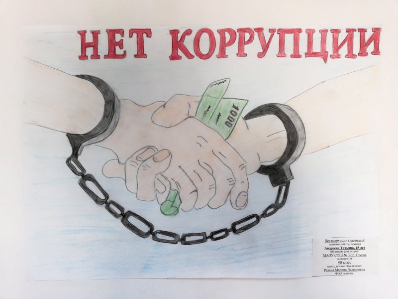 Антикоррупционный плакат