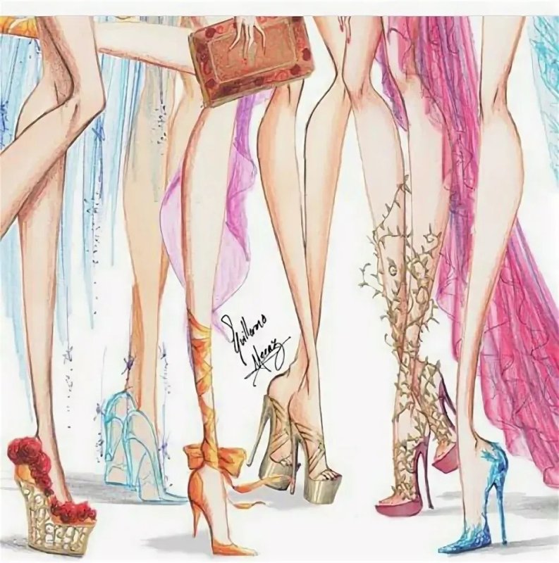 модная иллюстрация