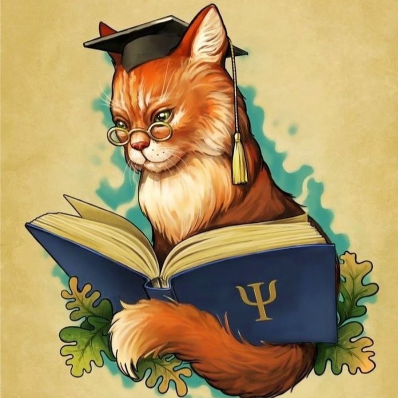Кот ученый иллюстрации