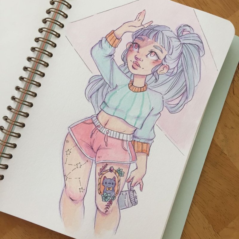 Рисунки для скетчбука