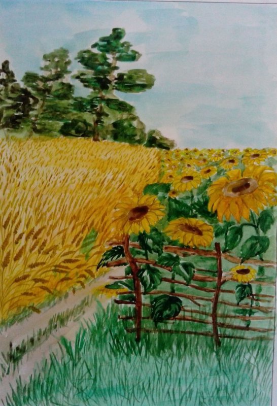 Пейзаж рисунок