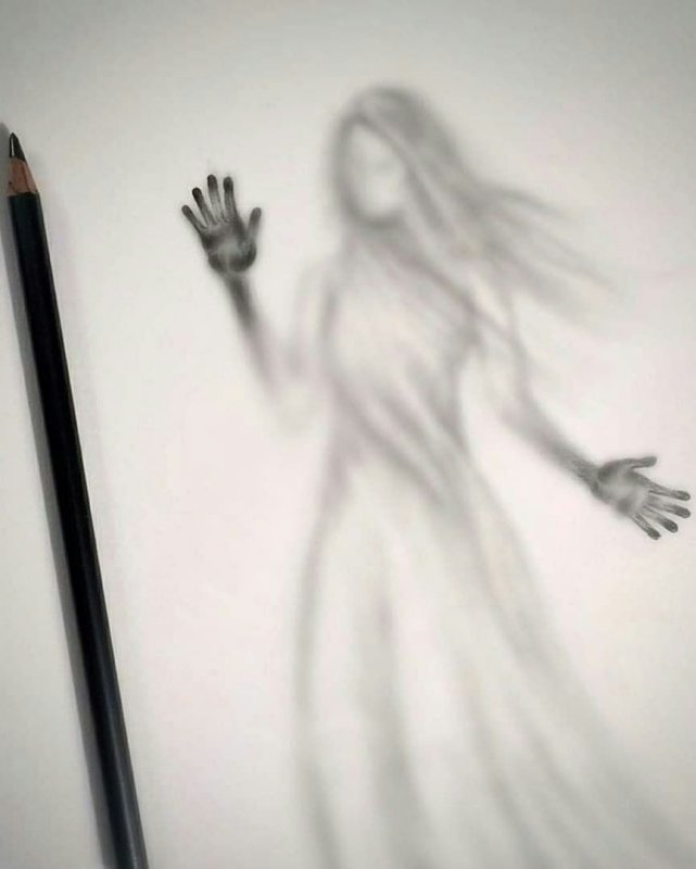 Рисунки с тенями карандашом