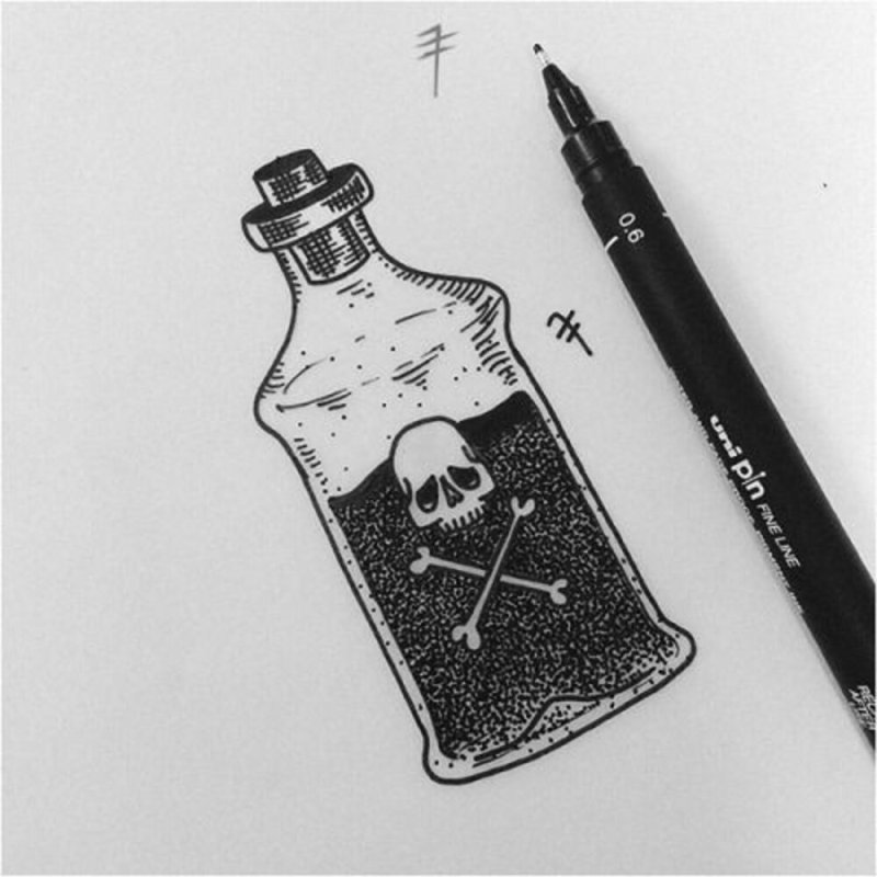 Тату эскизы яды