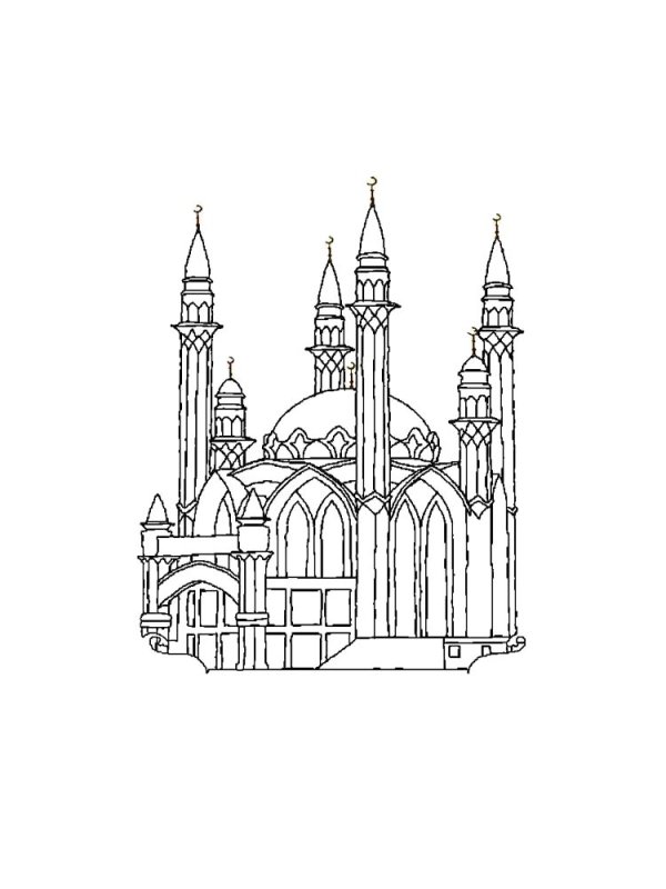 Кул-Шариф Казань рисунок
