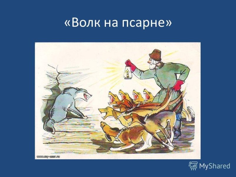 Иллюстрация к басне Крылова волк на псарне 5 класс