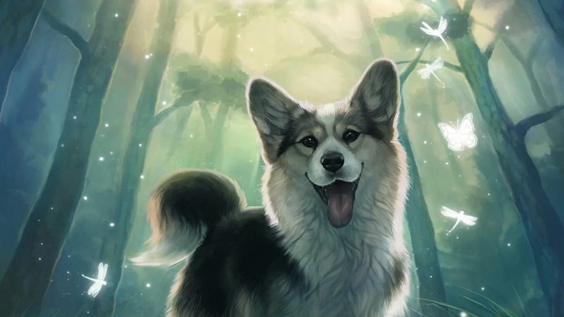 Вельш корги пемброк арт