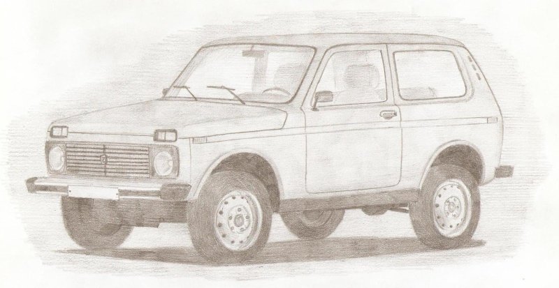 ВАЗ 2131 Нива раскраска