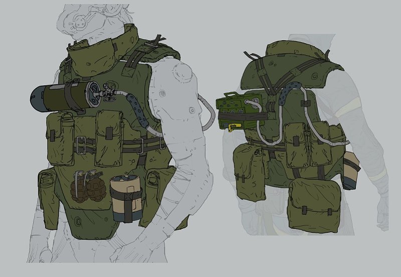 Бронежилет Metal Gear Solid арт