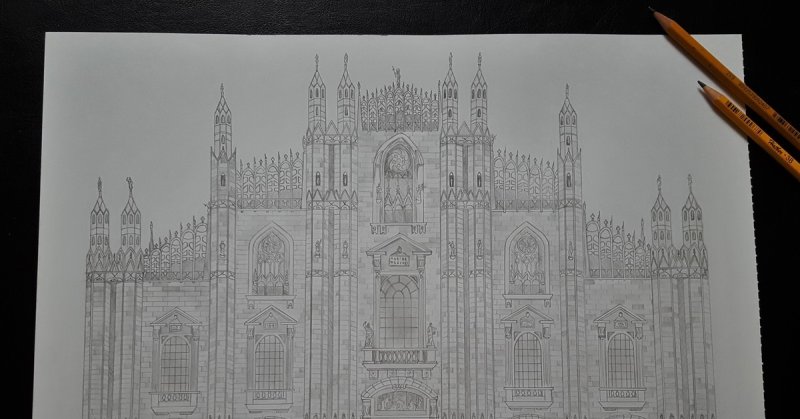 Собор Милана Дуомо чертежи