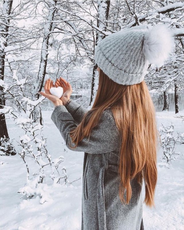 Девушка зима