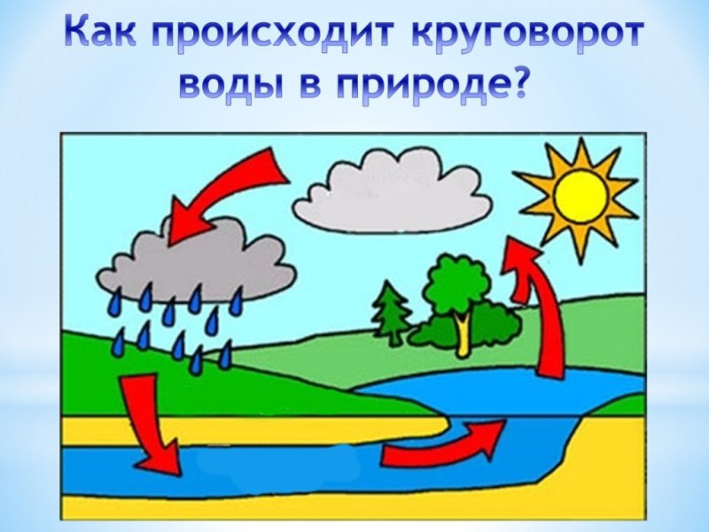Круговорот воды в природе легкие