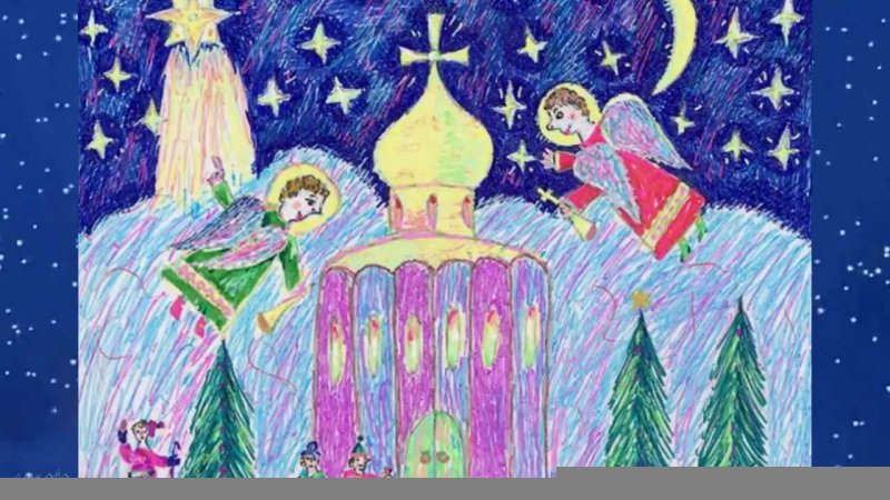 Рисование на тему Рождество