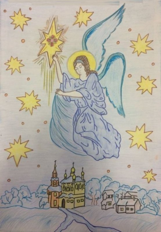Рождество Христово рисунки