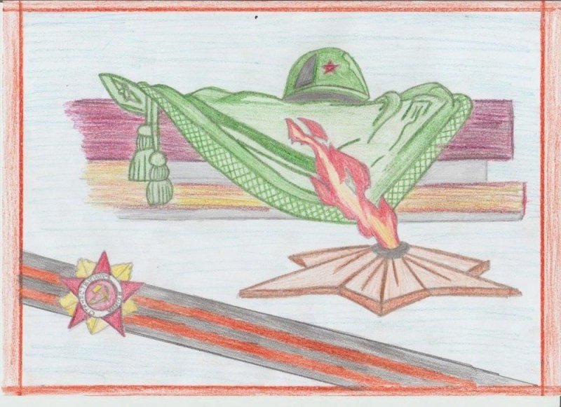 Рисунок на тему защита Родины