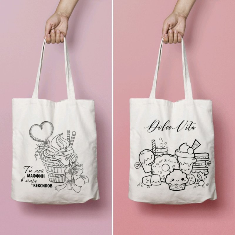 Идеи для рисунка на шоппере