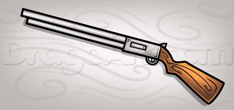 Дробовик рисунок